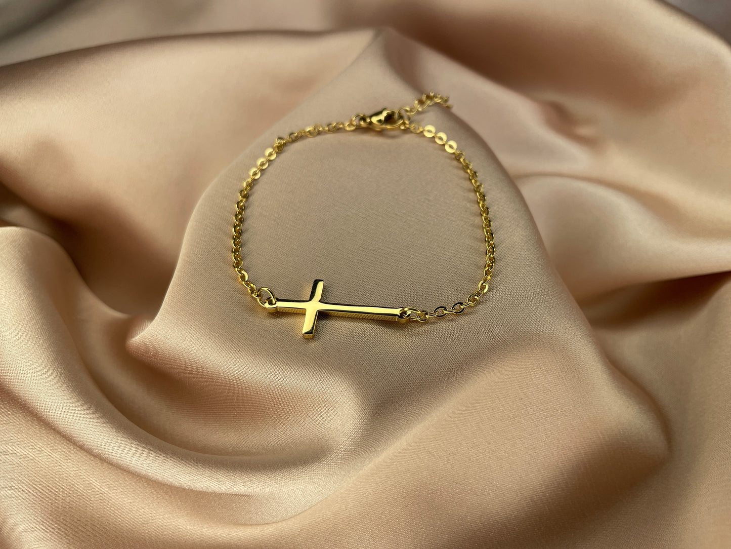 Gold "Cross" Bracelet