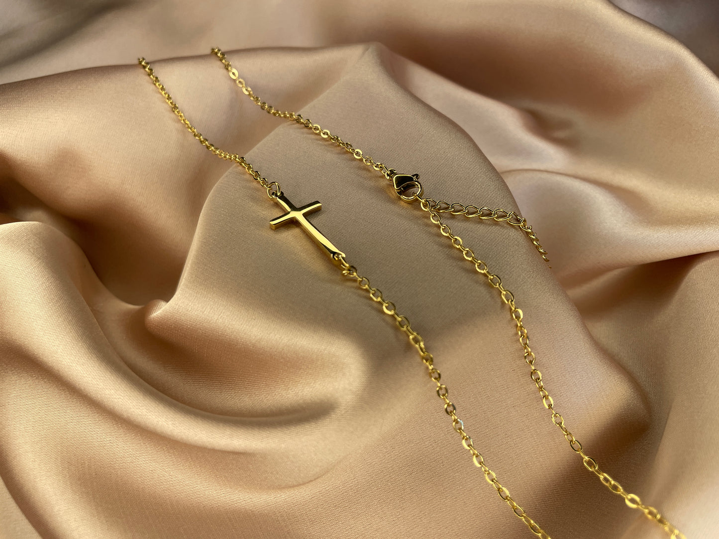 "Cross" Gold chain