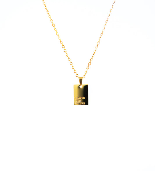 Dainty Gold Bar pendant